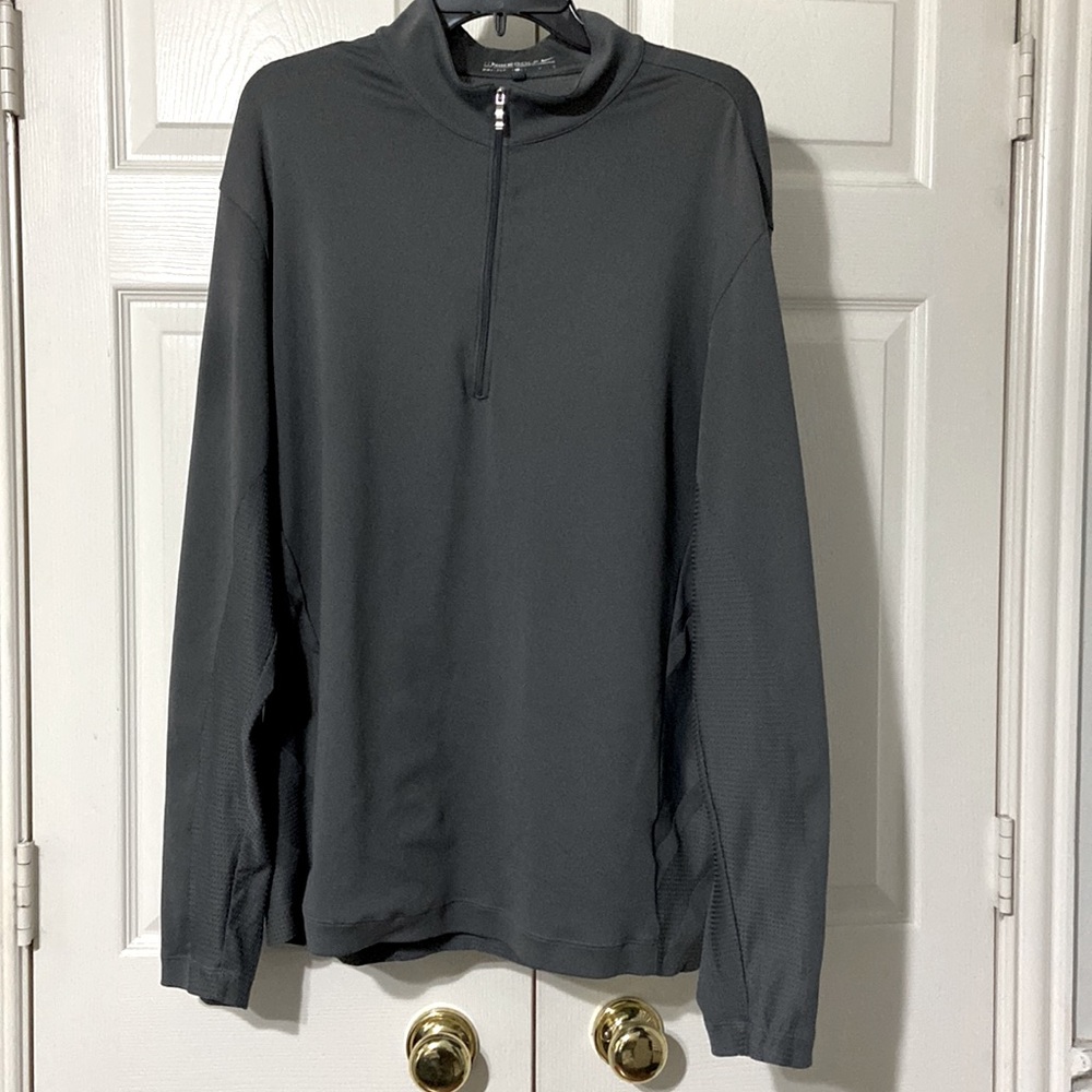 Men’s Nike Golf 1/4 Zip Pullover Gray Size Large